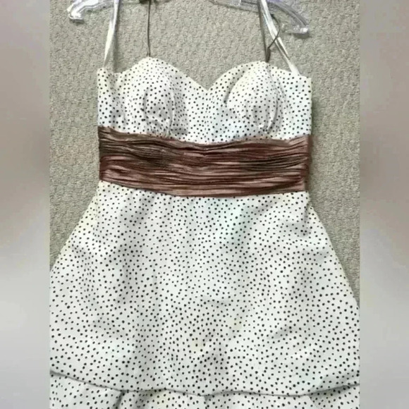 Le Chateau Y2K polka dot mini dress - size small PROM ready! - Picture 3 of 4